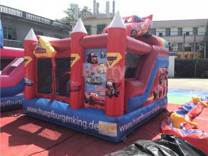Quality Colorful Car Inflatable Castle Children Bounce Combos  , Bounce House Funny Games for sale