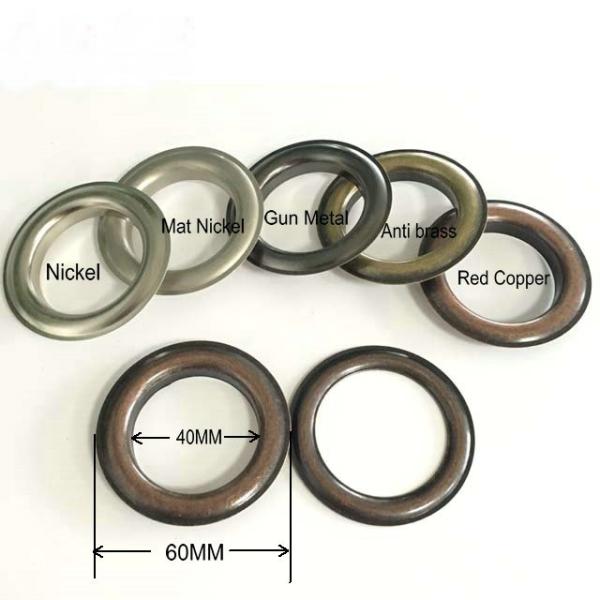 Manufacturer's direct sale 40mm curtain metal eyelet rings curtain tape eyelets