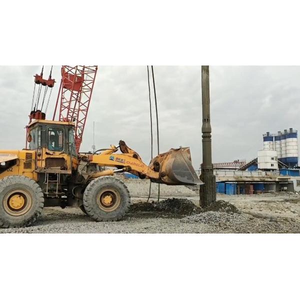 Stone And Sand Column Vibro Compaction Piling Vibroflot For Soil Improvement