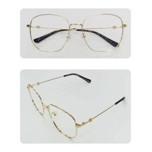 Quality optical glass , Metal ,Gold+Black,optical frame,eyewear full frame for sale