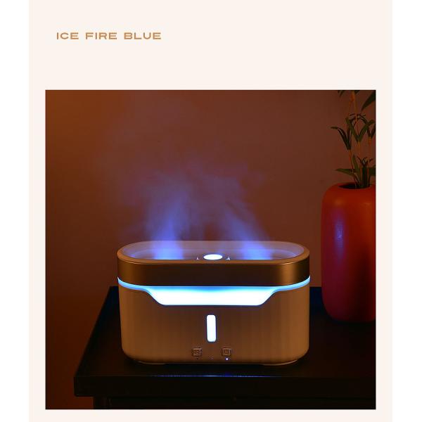 2023 New Flame Water Atomization Jellyfish Fog Humidifier Desktop Portable Essential Oil Aroma Diffuser with Atmosphere Light