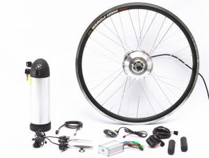 Quality Easy Assemble Electric Bike Conversion Kit Front Aluminum Alloy Stator Silver Motor Wheel for sale