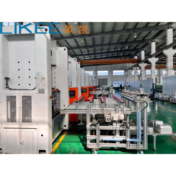 Collection Fully Aluminium Foil Plate Making Machine With Mitsubishi PLC