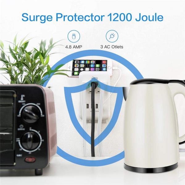 KMC surge protector socket