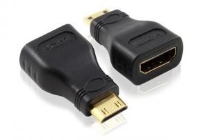 Quality Mini HDMI M to HDMI F Adapter Coupler Mini-HDMI C Type,hdmi adapter for sale