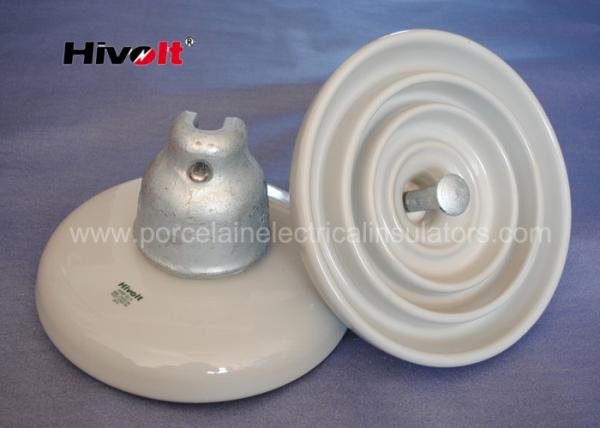 Buy ANSI 52-3 White Disc Suspension Insulator For Distribution Power Lines at wholesale prices