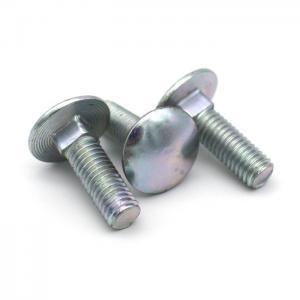 China M8 Stainless Steel Din603 Mushroom Head Round Head Square Neck Carriage Bolt With Hex Nut on sale