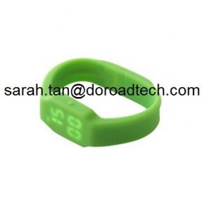 Quality Real Capacity Colorful Wrist Band USB Flash Drive Silicone LED Watch USB Sticks for sale