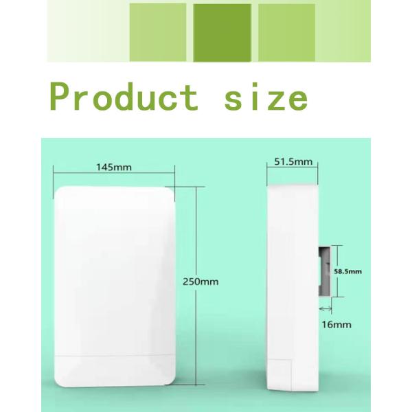 IP65 Dual Band Wifi Router GPS / GNSS Function 5G CPE Router