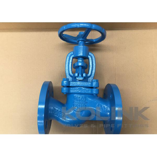 DIN Flanged Cast Iron Globe Valve GG25 EN-GJL-250
