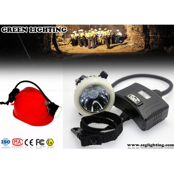 GS5-B Semi - Corded Miners Helmet Light , 5.6AH Rechargeable Led Cap Lamp