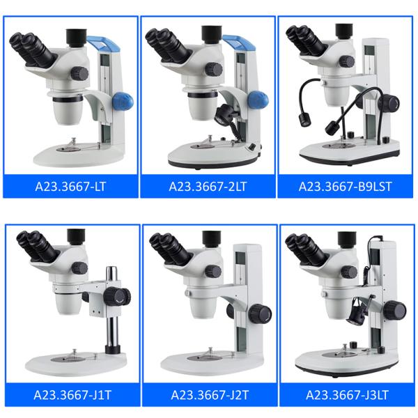 A23.3667 OPTO EDU Stereo Optical Microscope With 0.67 - 4.5x Zoom Lens