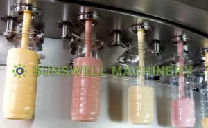 China Bottle Juice Juice Filling Machine / Juice And Tea Hot Filling Line on sale