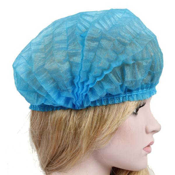 Surgical Bouffant Disposable Hair Net Cap Single Stitch Dust Proof