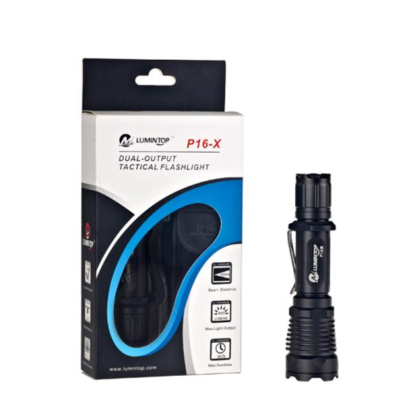Tactical Lumintop P16x LED Flashlight , Max 15000 CD Beam Top Hunting Flashlights