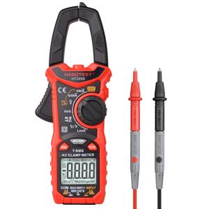 HT206B Auto Range Digital Clamp Meters , 600V Digital Clamp Ammeter