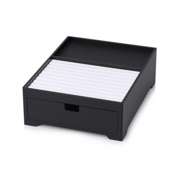 Buy Customized 210*270*85mm acrylic hotel amenities box , toothbrush container for 5-star hotel at wholesale prices
