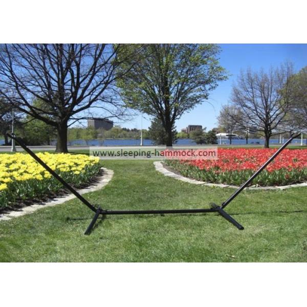 Space Saving Stand Alone At Home Strong Steel Hammock Stand , Hammock Support Frame