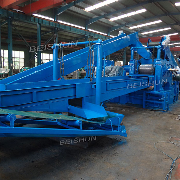 560mm Waste Tyre Recycling Machine with 1000kg/h Capacity and Chilled Cast Iron Roll for Rubber Powder Production