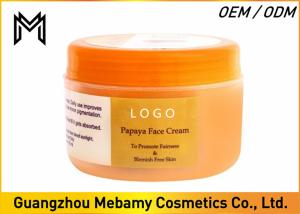 Quality Skin Whitening Face Cream Womens Face Creams Papaya Extract Reduces Dark Spots for sale