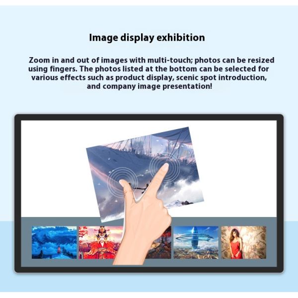 23.6''27'' 32'' Wall Mounted All-In-One Commercial Display Advertising Screen Intelligent PC Multimedia Query Digital Signage