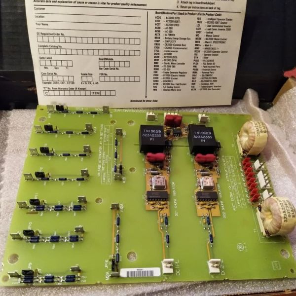 GE DS200SHVIG1BGD SCR High Voltage Interface Board with 17 User-Configurable Jumpers Three LED Indicators and 200mm Height for Mark V Turbine Control