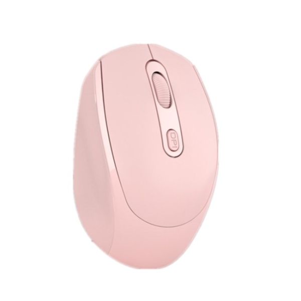 Buy Pink Wireless Mouse Mold Rechargeable Silent Mouse Bluetooth Dual Mode Game Mouse Makaron Multi Color at wholesale prices