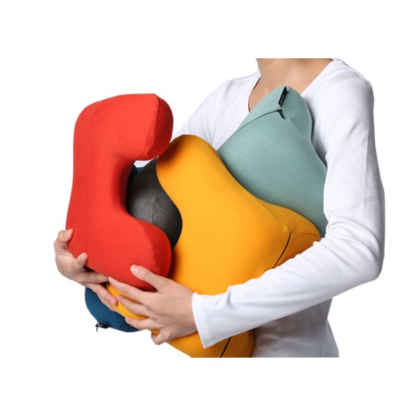 Lunch Break Face Down Head Rest Memory Foam Neck Pillow for Office Student Travel