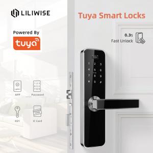 Quality Electronic Door Locks Password Tuya Smart Door Lock For Hotel Apartment Home Office Building Lock for sale