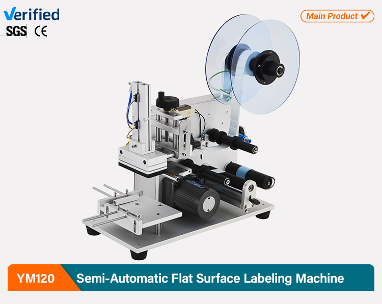 2024 Automatic Flat Label Applicator Machine For Top Bottom Labeling On Boxes And Bags