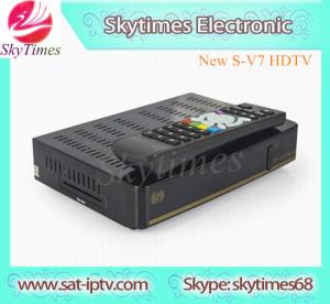 China 2015 new decoder DVB-S2 mpeg-4 satellite finder skybox S-V7 , F5S original 3G web tv  IPTV on sale