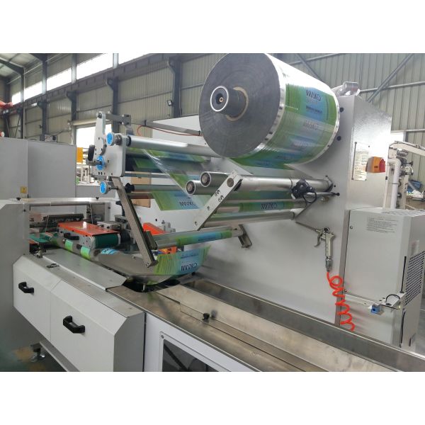 380V 50Hz 3phases Automatic Single Toilet Paper Roll Film Wrapping Machine