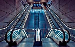 Quality Hairline Steel Business Escalators VVVF Drive For Shopping Mall Indoor for sale