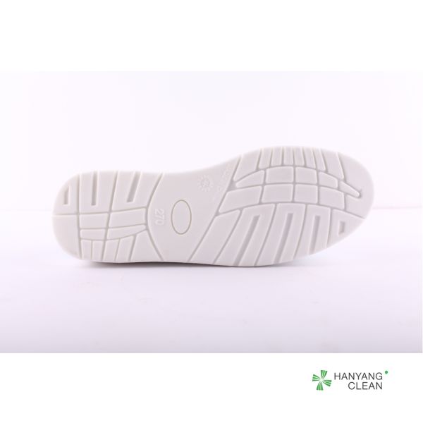 White ESD Cleanroom Shoes Anti Static Wear Resistant For Foodstuffs Factory