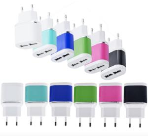 China Top quality competive price dual usbs cell phone chargers travel chargers on sale