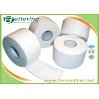 China Cotton White Athletic Tape For Trainers Strapping , Adhesive Sports Wrap Tape for sale