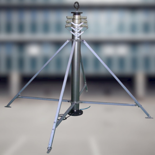 Telecom 30M Sectional Aluminum Guyed Cell On Wheel Tower
