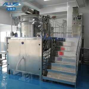 2 Ton Homogenizer Emulsifier Mixer , Steam Heated Shampoo Making Machine