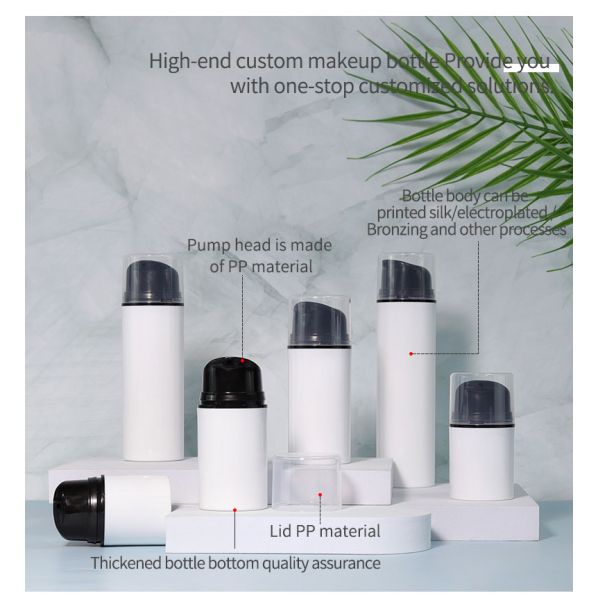 PP Mini Cosmetic Bottles Customized Empty Airless Pump Bottle For Skincare