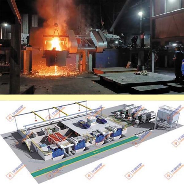 Medium Frequency Induction Melting System Low Maintenance IGBT Dual Cell Transistor Power Supply