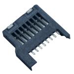 TF Micro SD Card Connector Push Pull Socket All Plastic H=1.93 Mm
