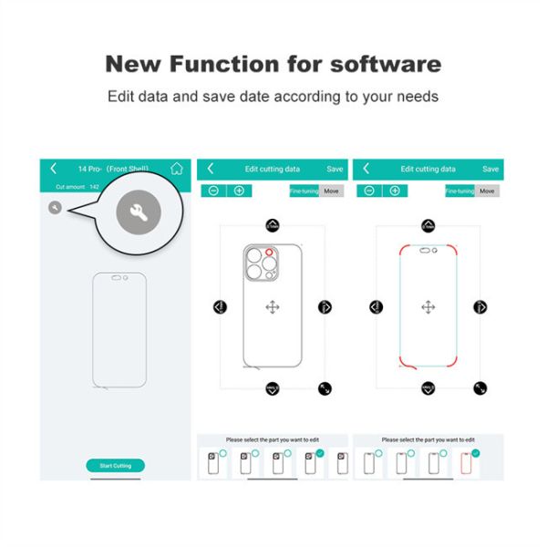 Unlocked Screen Protector Cutting Machine In Tablet Mobile Phone Protective Film