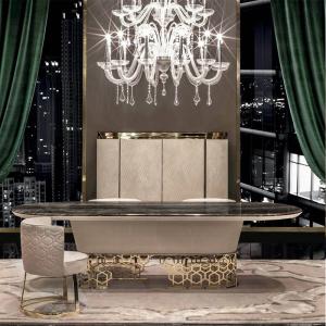 Quality 1800x900mm Contemporary Luxury Dining Table 0.76m High End Modern for sale