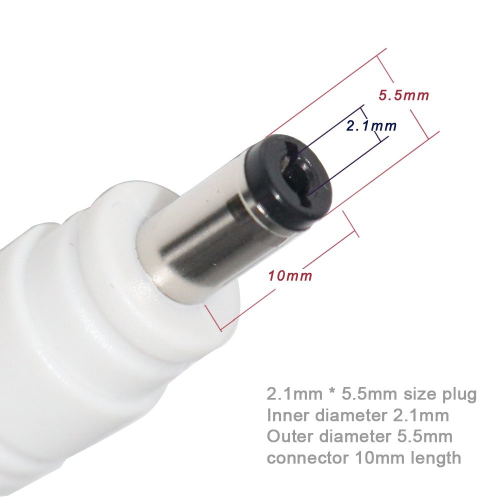 Customizable Male To Female DC Power Cable With Jack Socket Connector