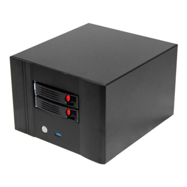 Rack-Mounted 2-disk Hot-swappable Server Chassis for Frequency Processors and