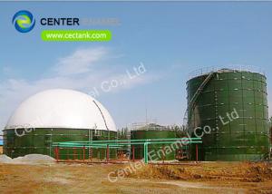 Quality 50000 Gallon Dark Blue Glass Fused To Steel Bolted Tanks For Drinking Water Storage for sale