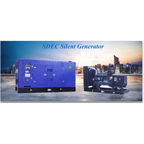 AC Single Phase Diesel Generator Portable Genset 48KW Engine Power 60KVA SDEC Diesel Generator