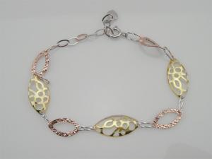 China Wholesale 925 Sterling Silver Bracelet Fashion Jewelry 14pcs on sale