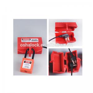 Quality Electrical Plug Lockout BD-D42 ,Ssafety lockout for cable diameter 20mm ,Hexagon Lockout design for sale