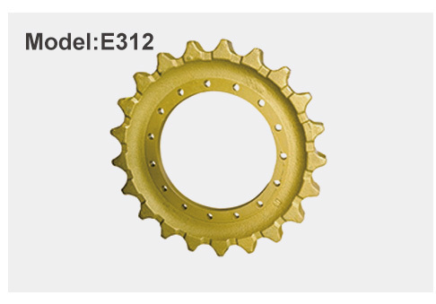 E312 Excavator Drive Sprocket Bolt Lug Pattern